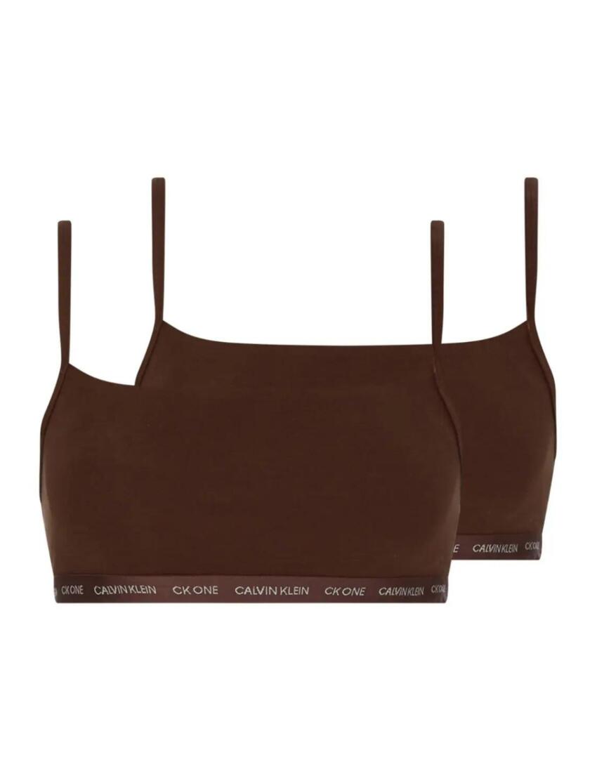 Calvin Klein 2 Pack String Bralette One Brown - Women - XS - ShopStyle Bras