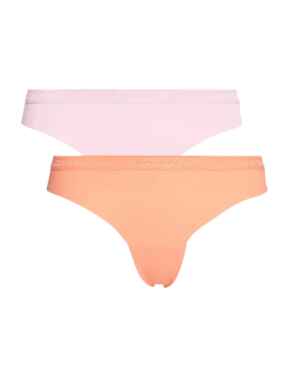  Calvin Klein Dynamic Micro Thongs 2 Pack Chimera/Prarie Pink