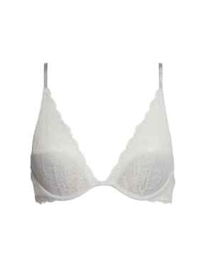 000QF6758E Calvin Klein Form To Body Natural Lightly Lined Triangle Bra -  000QF6758E Sandalwood