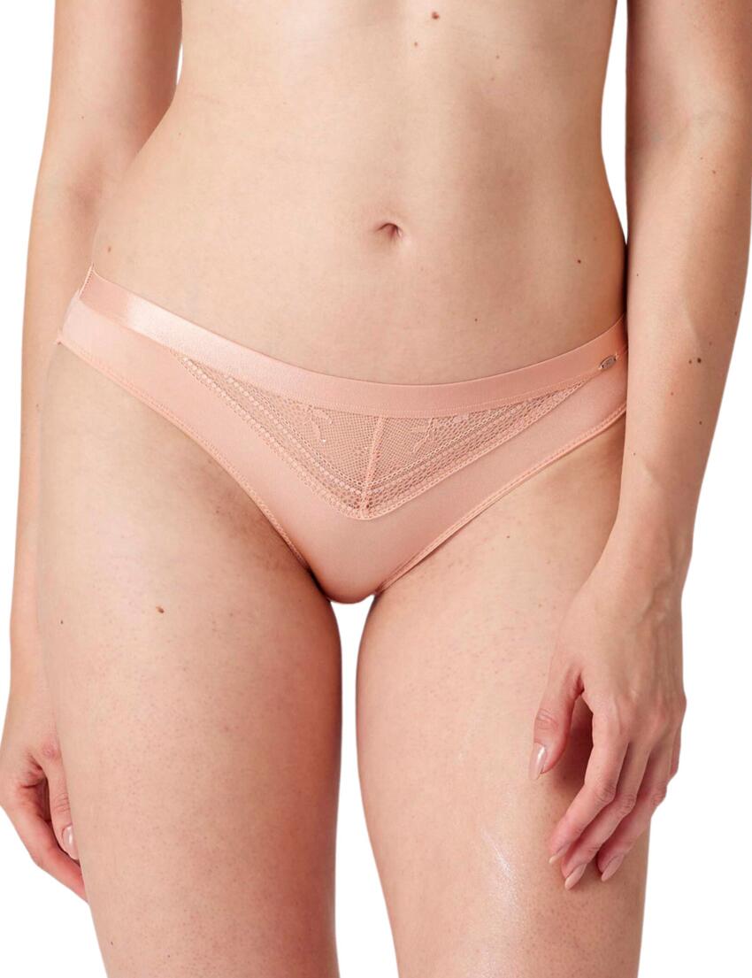 Pretty Polly Botanical Lace Brief Blush