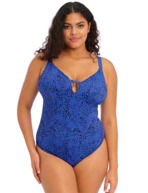 Elomi Pebble Cove Non Wired Swimsuit Blue