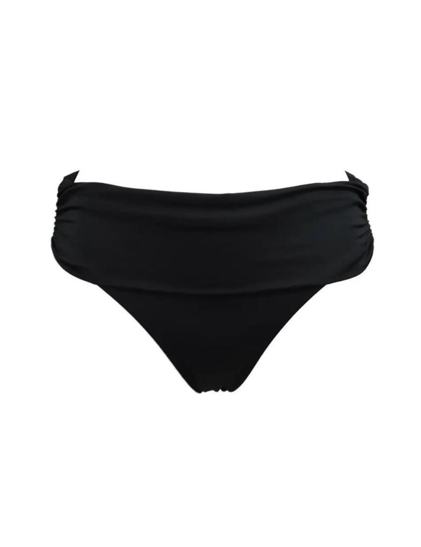 Pour Moi Santa Monica Fold Over Bikini Brief  Black