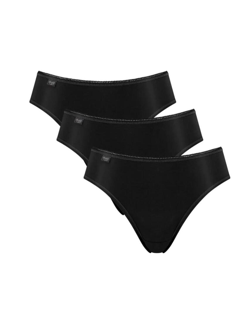 Sloggi 24/7 Microfibre Tai 3 Pack Black