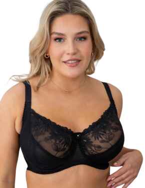 Pour Moi St Tropez Underwired Full Cup Bra Black 