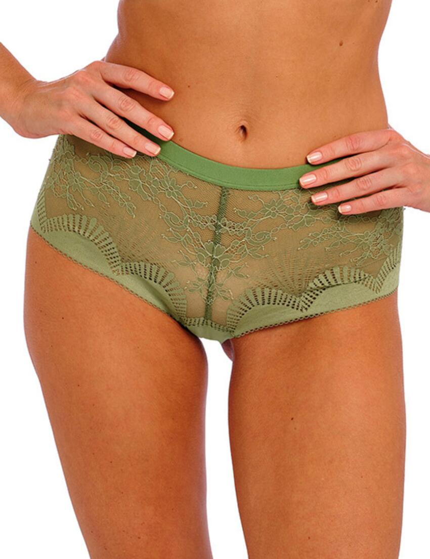 Wacoal Sensu Lace Short Silk Green