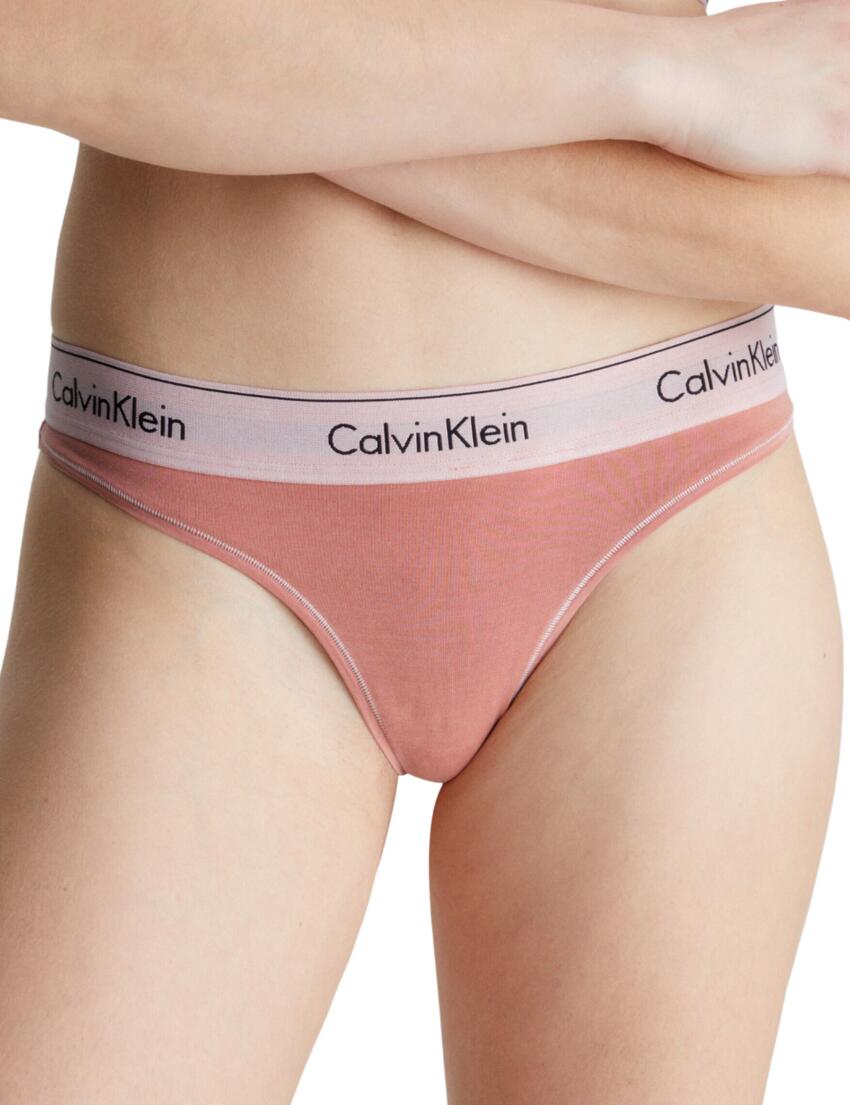 Calvin Klein Modern Cotton Thong Rust 