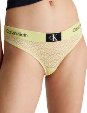Calvin Klein Lace Thong Celery Sprig