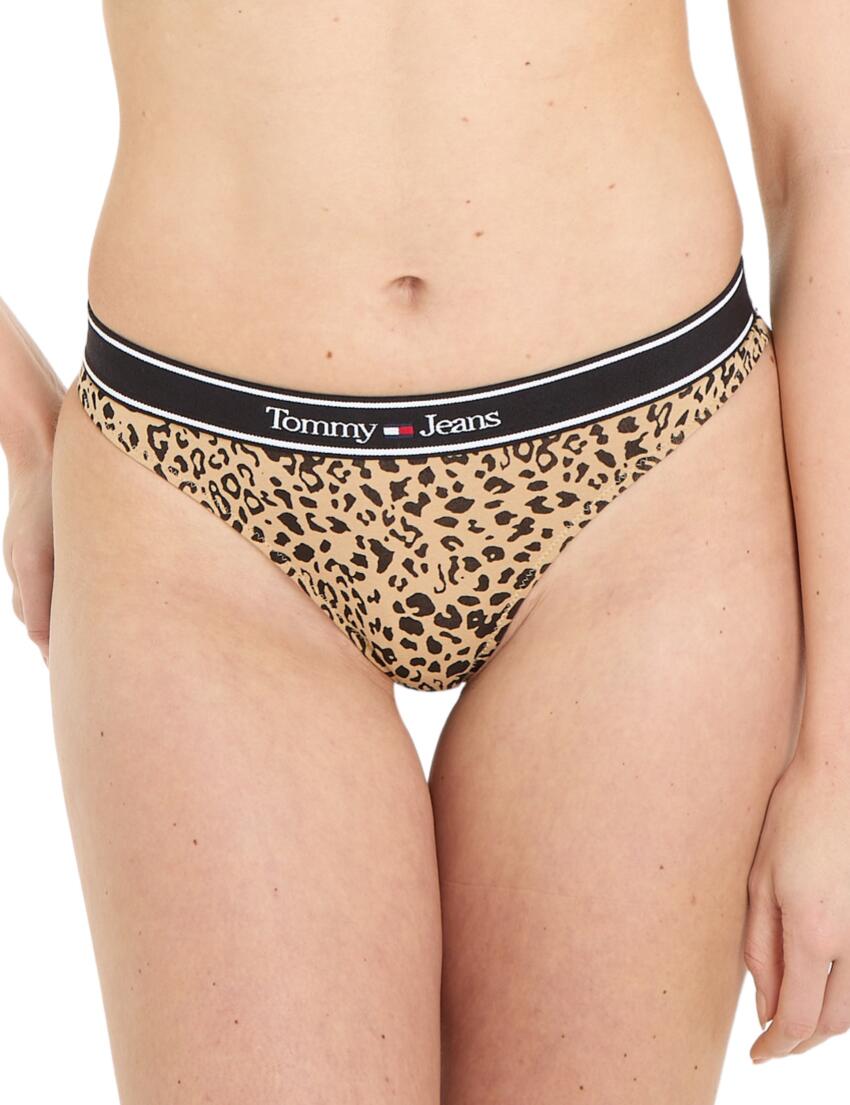 Tommy Hilfiger, THONG PRINT (EXT SIZES), Leopard