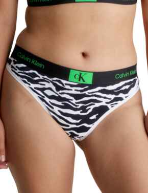 Calvin Klein CK96 Thong Split Tiger Print/Black