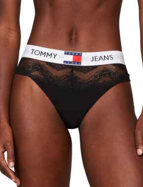Tommy Hilfiger Heritage Lace Thong Black 
