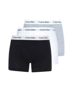 Calvin Klein Mens Cotton Stretch Three Pack Low Rise Trunks