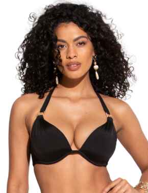 Pour Moi Samoa Boost Padded Underwired Top Black 