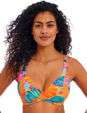 Freya Aloha Coast High Apex Bikini Top Zest