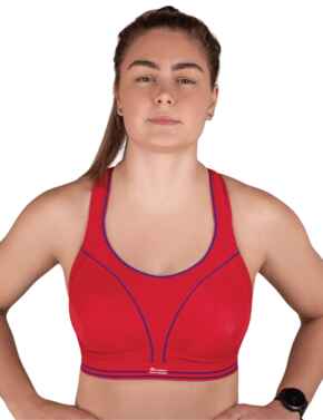 Shock Absorber Ulimate Run Sports Bra Red
