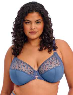Elomi Namrah Underwired Bandless Plunge Bra Stonewash