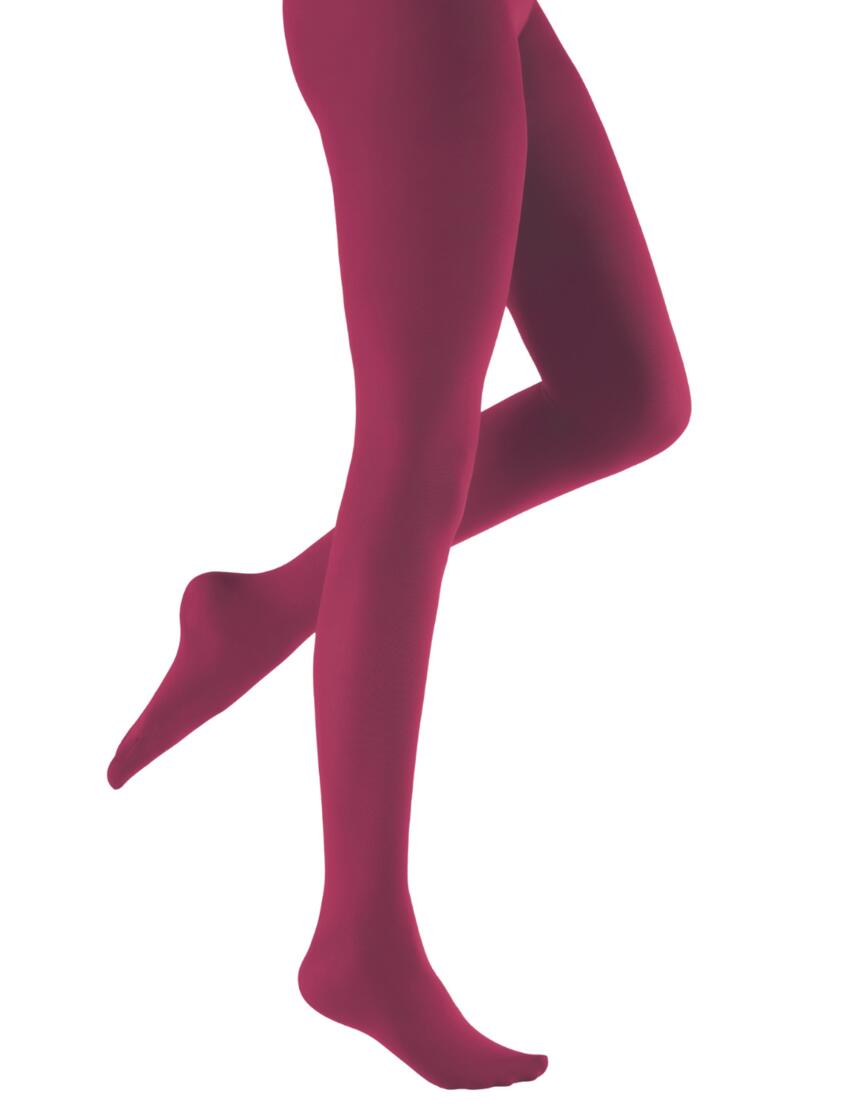 Pretty Polly Premium Opaques 60D Coloured Opaque Tights Cranberry