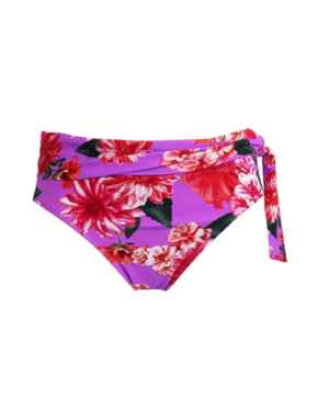  Pour Moi Getaway Foldover Bikini Brief Ultraviolet Floral