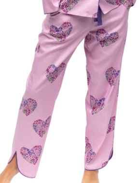 Cyberjammies Valentina Pyjama Bottoms Pink Heart Print