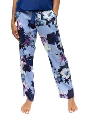 Cyberjammies Madeline Pyjama Bottoms Light Blue Floral Print