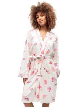 Cyberjammies Shelly Dressing Gown Cream Shell 