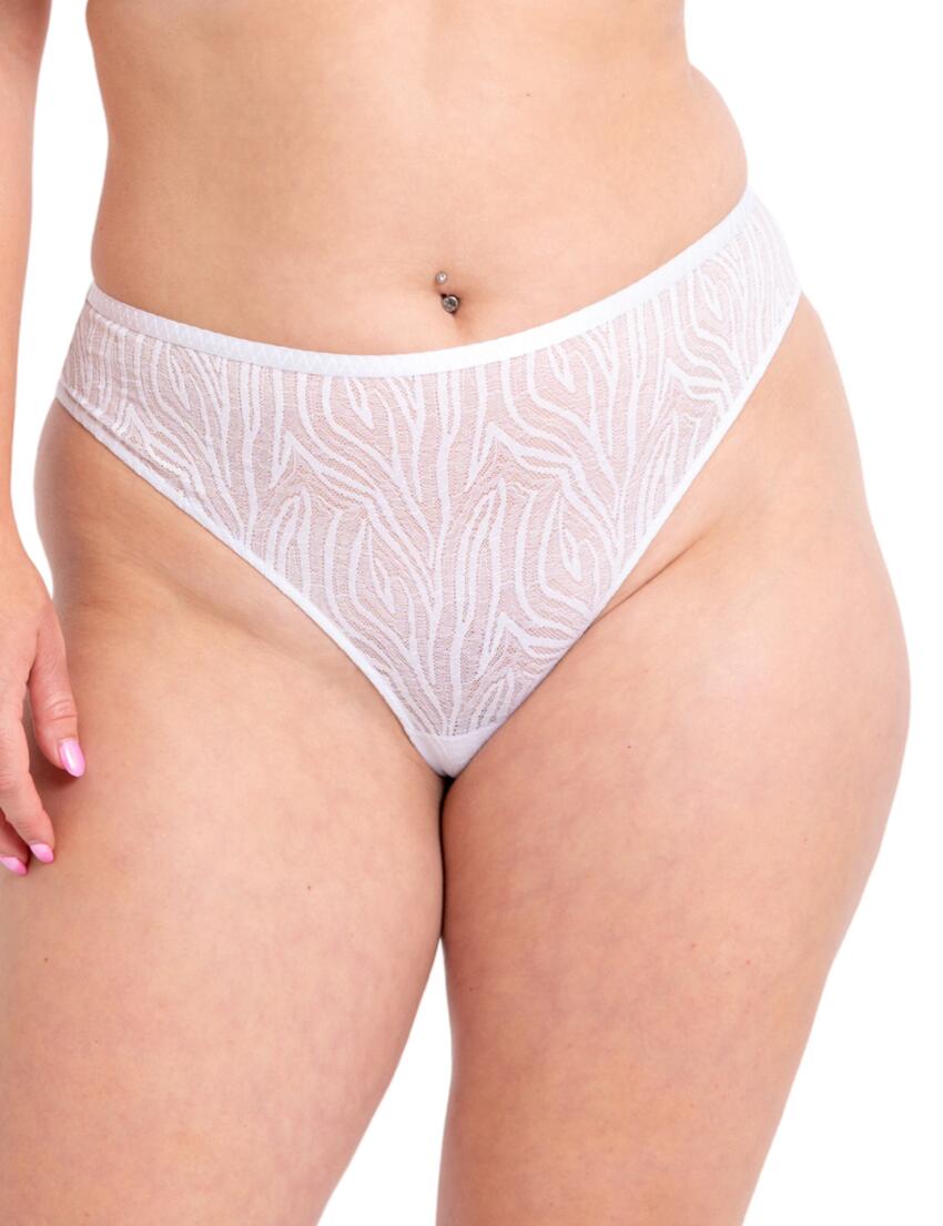 Curvy Kate Lace Daze Brazilian White