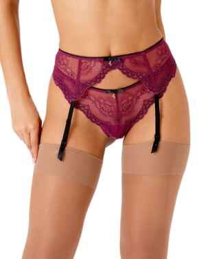Gossard Superboost Lace Suspender Purple Potion