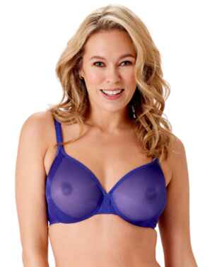 Gossard Glossies Sheer Bra Spectrum Blue