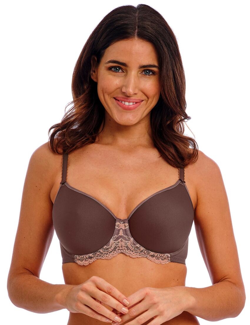Wacoal Florilege Moulded Spacer Bra Chocolate/Burlwood
