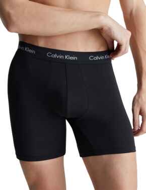 Calvin Klein Mens Cotton Stretch Boxer Brief 5 Pack B- ML/DAZ BL/DST PPL/BLK/BA WBSB
