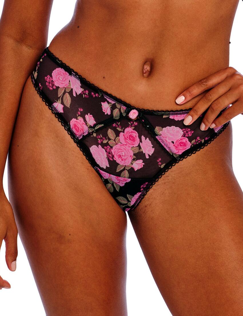 Freya Rose Blossom Brief Black Rose