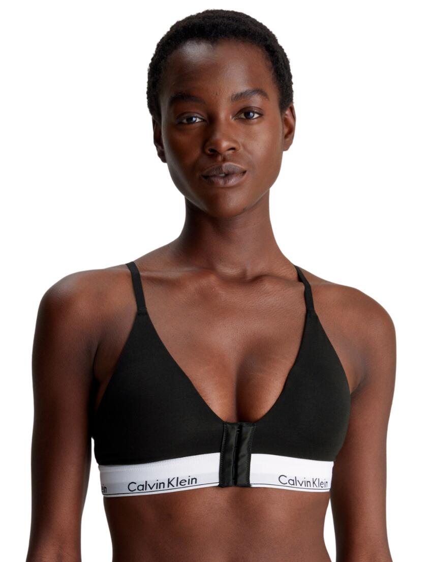 Calvin klein modern cotton triangle bralette best sale