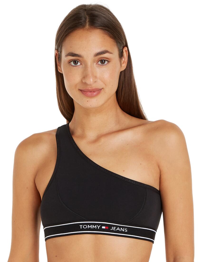 Tommy Hilfiger Asymetric Bralette Black 
