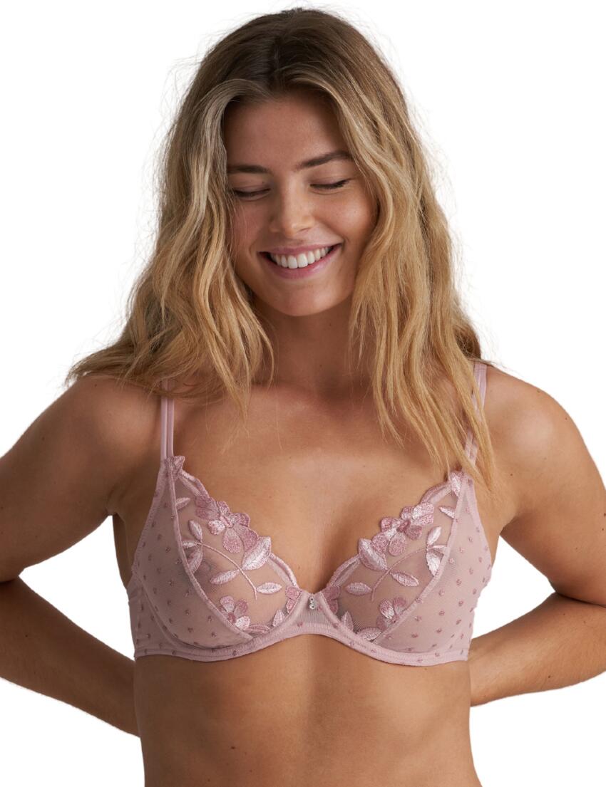 Marie Jo Agnes Plunge Bra Vintage Pink