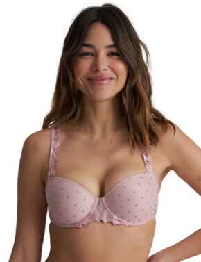 Marie Jo Agnes Padded Balcony Bra Vintage Pink