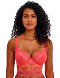 Freya Sydnie Longline Bra Strawberry Ice