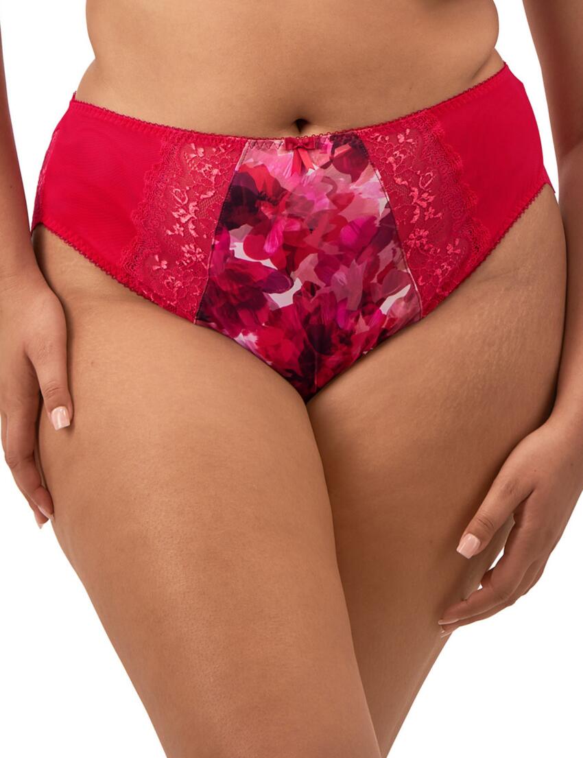 Elomi Morgan High Leg Brief Berry Crush