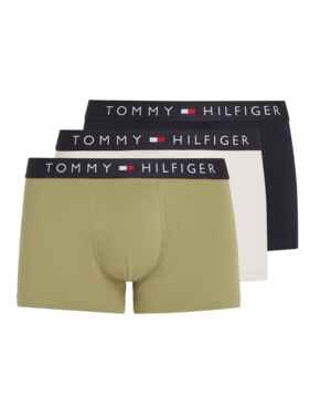Tommy Hilfiger Trunks 3 Pack Faded Olive / Desert Sky / Misty Coast