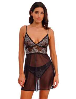 Wacoal Lace Perfection Chemise Black/Ivory