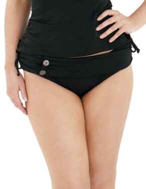 CS1925 Curvy Kate Luau Love Fold Mini Bikini Brief - CS1925 Black