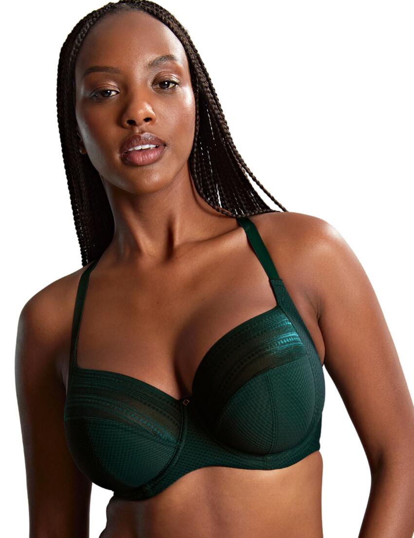 Panache Serene Full Cup Bra Dark Green