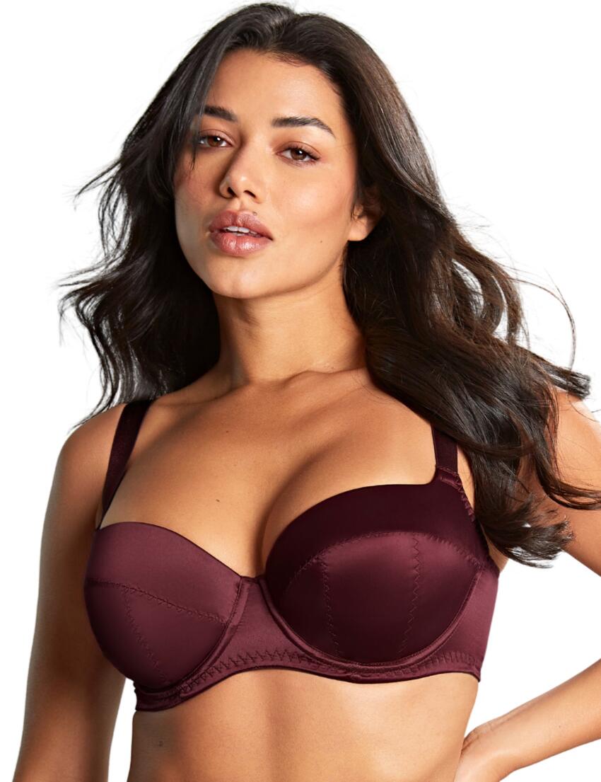 Panache Grace Balcony Bra Bordeaux Red