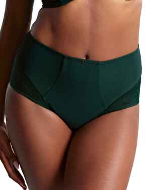 Panache Serene High Waist Brief Dark Green