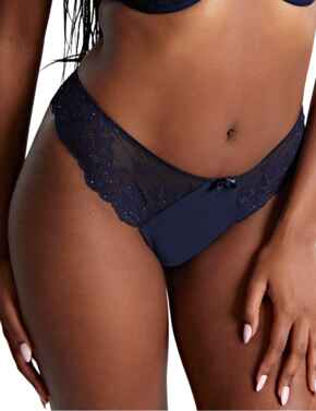 Panache Ana Thong Midnight Sequin