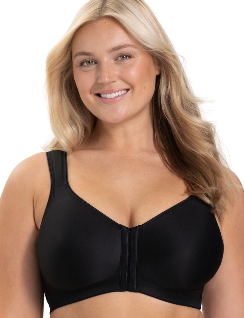 Miss Mary of Sweden Keep Fresh Front Fastening Bra Black