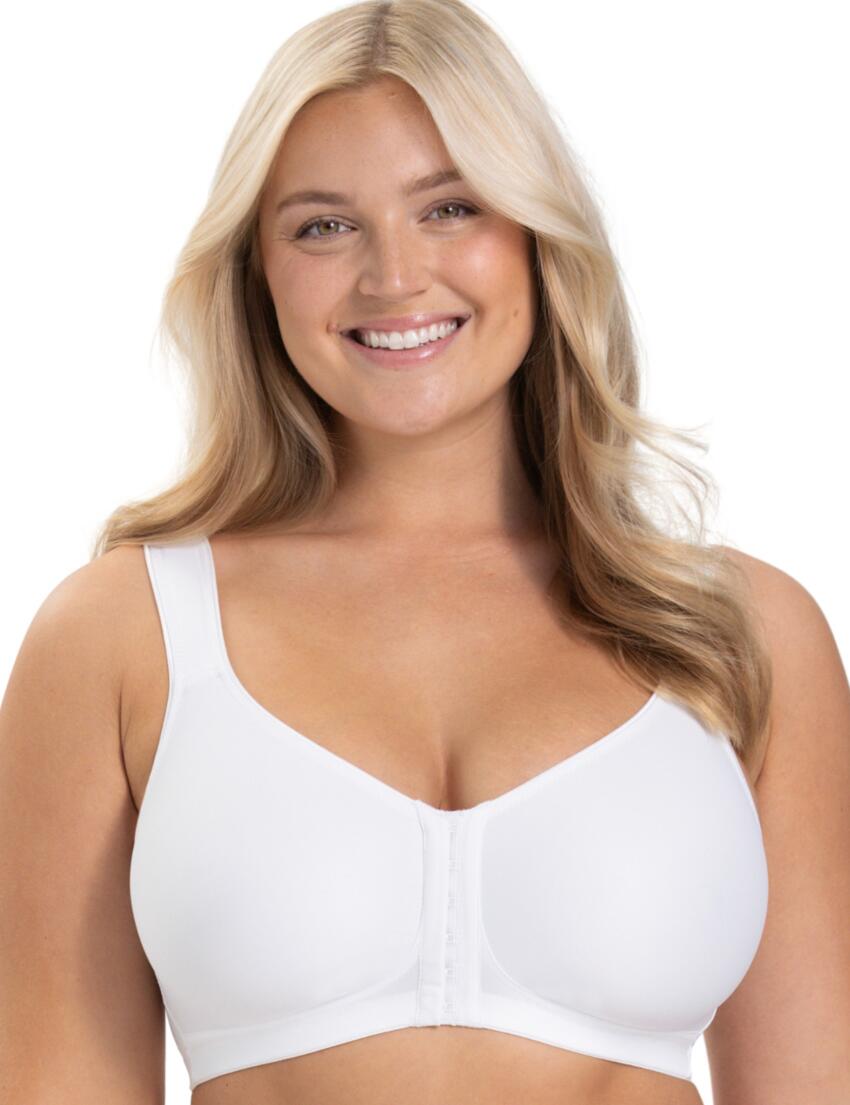 Miss Mary of Sweden Keep Fresh Front Fastening Bra White
