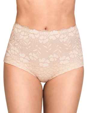Miss Mary of Sweden Jacquard & Lace Brief Beige
