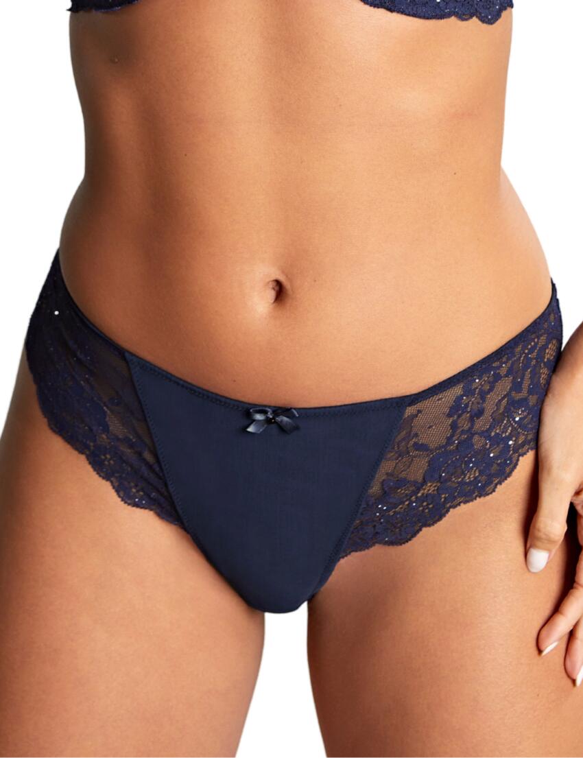 Panache Ana Brazilian Brief Midnight Sequin