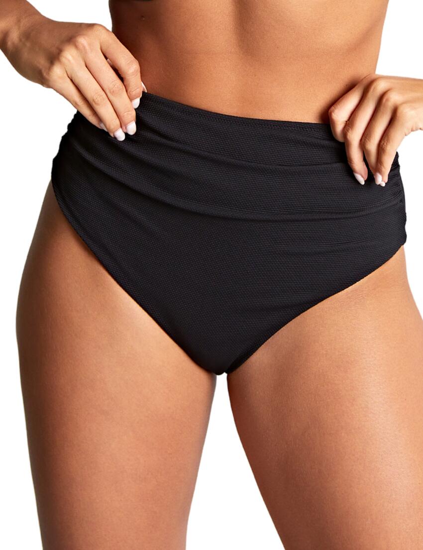 Panache Spirit High Waist Brazilian Bikini Brief Black