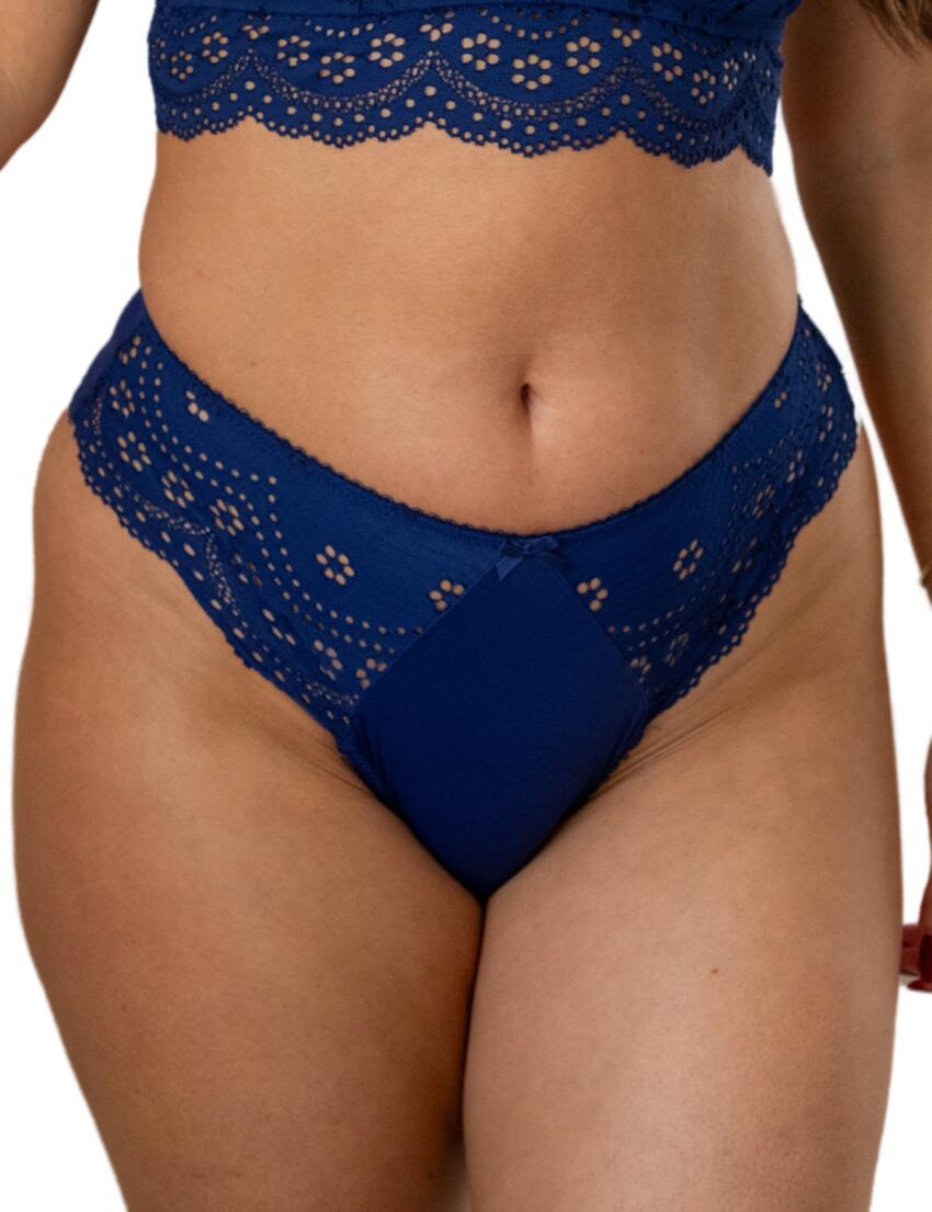 Pour Moi Swoon High Waisted Brief Navy