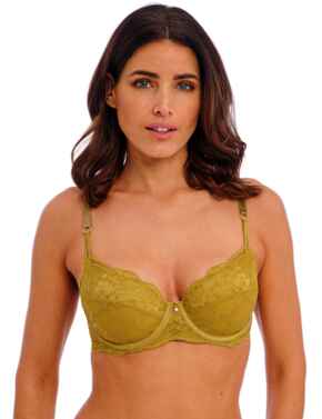 Wacoal Natsuki Lace Balcony Bra Antique Gold
